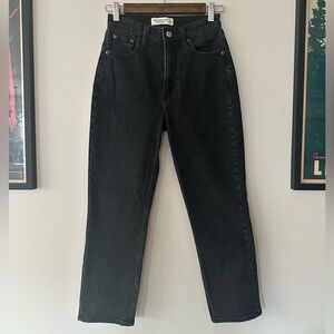 Abercrombie & Fitch Black High Rise Women Jeans